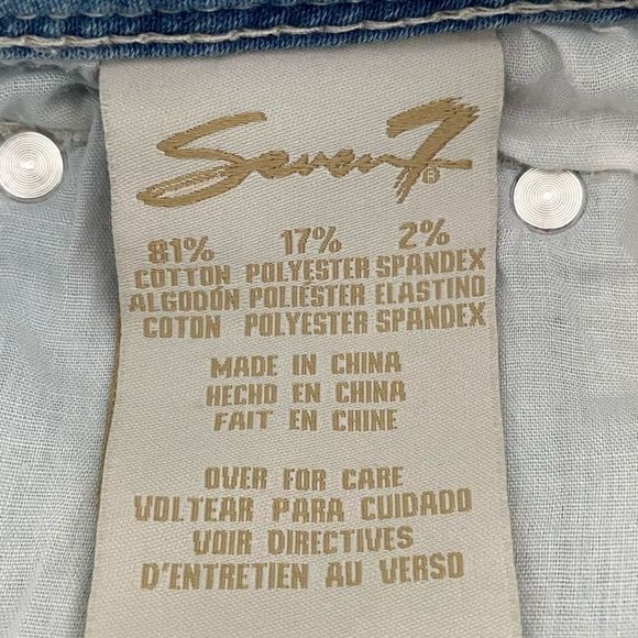 SEVEN7 Sz 6 Denim Jeans Ankle Straight - Picture 8 of 11